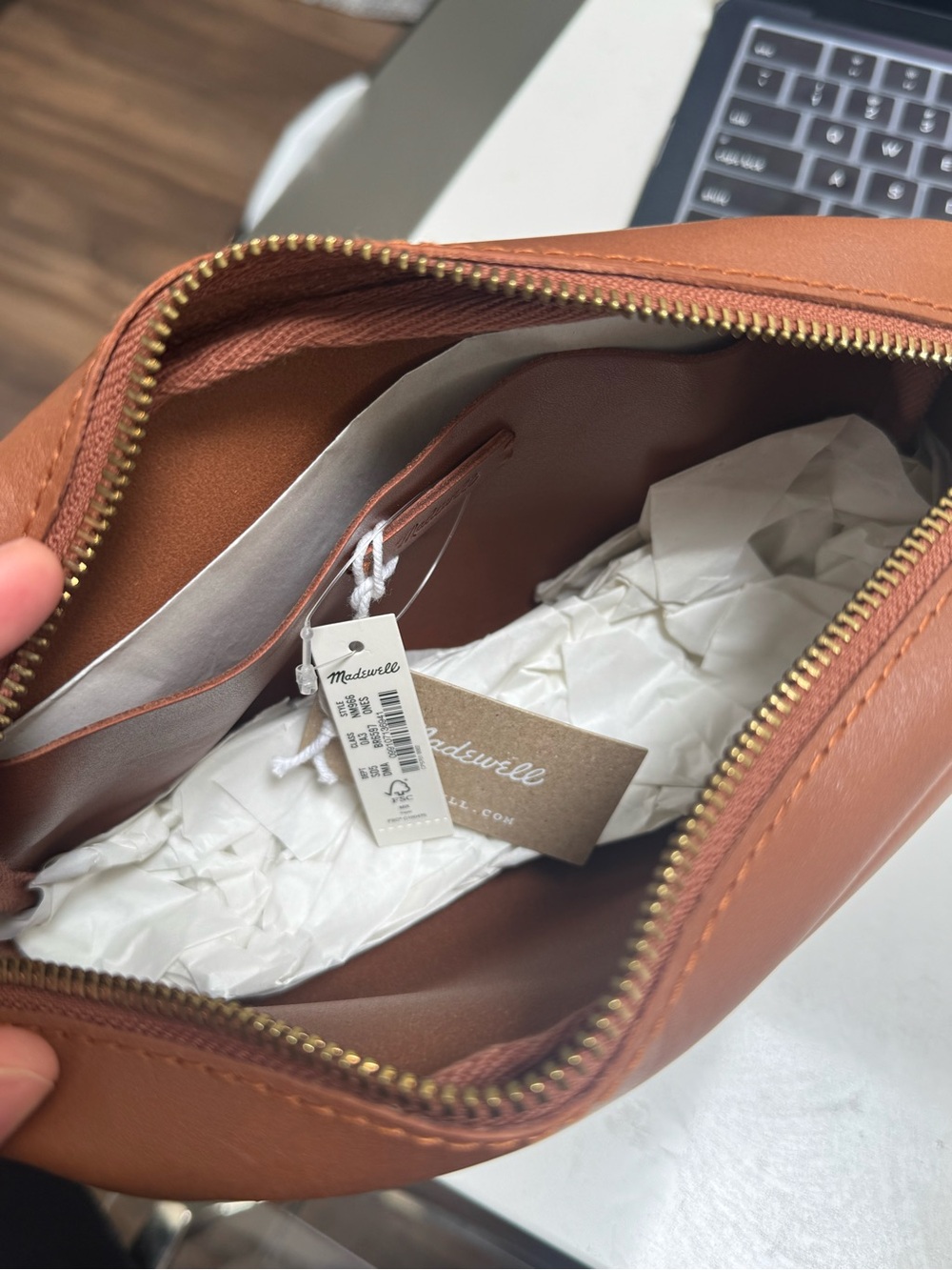 Madewell Transport Brown Leather Crossbody - Picture 12 of 14